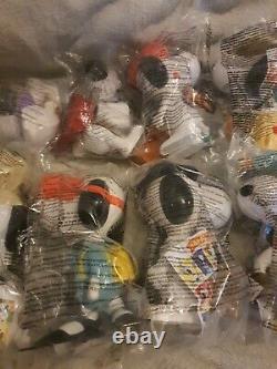 Full set of Vintage Rare Snoopy McDonalds Happy Meal Toys From 2000s New Sealed