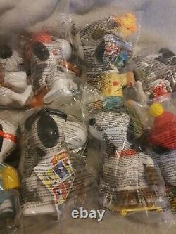 Full set of Vintage Rare Snoopy McDonalds Happy Meal Toys From 2000s New Sealed