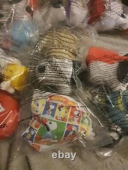 Full set of Vintage Rare Snoopy McDonalds Happy Meal Toys From 2000s New Sealed