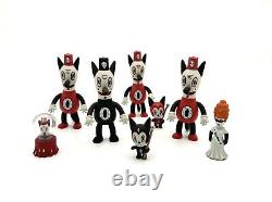 Gary Baseman x Kidrobot TOBY'S SECRET SOCIETY Vinyl Art Toy Full Set, SIGNED