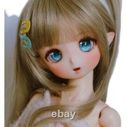 Gift 1/4 BJD SD Dolls Cute Girl Ball Joint Cartoon Eyes Face Makeup FULL SET Toy