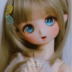 Gift 1/4 BJD SD Dolls Cute Girl Ball Joint Cartoon Eyes Face Makeup FULL SET Toy