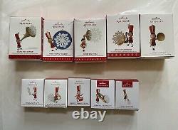 Hallmark Musical Toy Soldier Christmas Ornaments Full Set 2014 To 2023