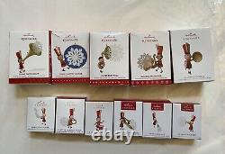 Hallmark Musical Toy Soldier Christmas Ornaments Full Set 2014 To 2024