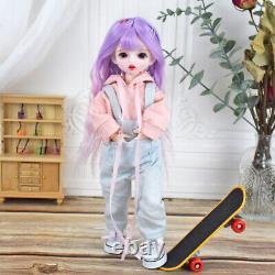 Handmade 1/6 12 Inch Fashion BJD Doll Full Set Accessories DIY Toys Xmas Gift