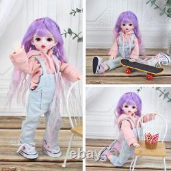 Handmade 1/6 12 Inch Fashion BJD Doll Full Set Accessories DIY Toys Xmas Gift