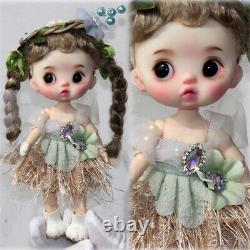 Handmade Full Set Kids Toys 1/12 BJD Cute Girl Doll Makeup Outfits Accessories