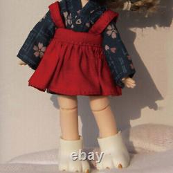 Handmade Full Set Toy including 1/12 BJD Doll and Clothes Face Makeup Accessory