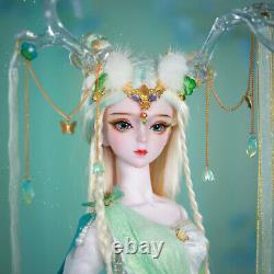 Handmade Pretty Girl Doll Toy 1/3 BJD Doll Upgrade Face Makeup Outfits Full Set