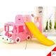 Hello Kitty 3-in-1 Bus Full Set Clime & Slide With Swing Kids Toy Indoor/outdoor