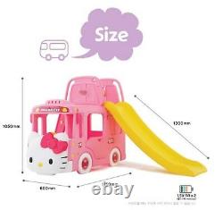 Hello Kitty 3-in-1 Bus Full Set CLIME & SLIDE with SWING Kids Toy Indoor/Outdoor