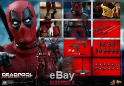 Hot Toys 1/6 Scale Deadpool 2 Deadpool Action Figure MMS490 Full Set Gift