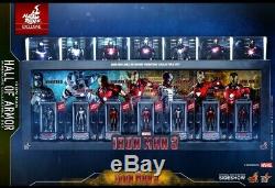 Hot Toys Iron Man 3 Miniature Figure Hall Of Armor Full Set of 7 BRAND NEW