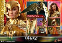 Hot Toys MMS578 1/6 Wonder Woman Golden Armor Deluxe Ver. Full Set Figure Toy