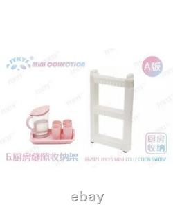 JYKYS Mini Collection Dollhouse Miniature Kitchenware Version A Full Set Re-ment