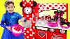 Jannie Pretend Cooking With Giant Minnie Mouse Kitchen Toy