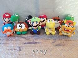 Japan Banpresto SUPER MARIO WORLD Full Set of 11 Plush Toys 1991/1992 Nintendo