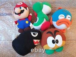 Japan Banpresto SUPER MARIO WORLD Full Set of 11 Plush Toys 1991/1992 Nintendo