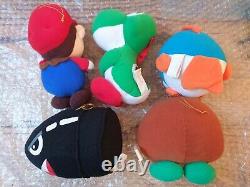 Japan Banpresto SUPER MARIO WORLD Full Set of 11 Plush Toys 1991/1992 Nintendo