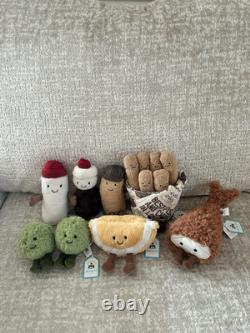 Jellycat Fish & Chips Full Set of 7 London Selfridges Exclusive BNWT