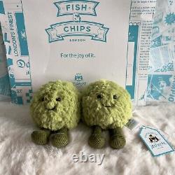 Jellycat World Exclusive Fish & chips London Selfridges full set