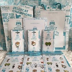 Jellycat World Exclusive Fish & chips London Selfridges full set