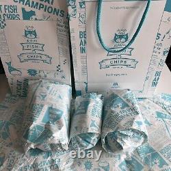 Jellycat World Exclusive Fish & chips London Selfridges full set