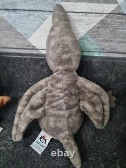 Jellycat dinosaurs 3 full set retired HTF BNWT