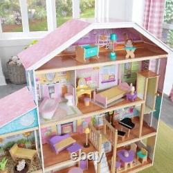 KIDKRAFT Grand View Mansion DOLLHOUSE Barbie toy 4 Storey Full Play set RRP £239