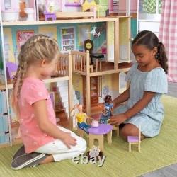 KIDKRAFT Grand View Mansion DOLLHOUSE Barbie toy 4 Storey Full Play set RRP £239