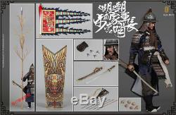 KLG-R013 1/6 Ming Dynasty Qi Troop -Walk Commander Figure Full Set Model Toy