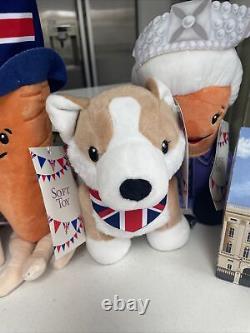 Kevin The Carrot Queen's Jubilee 2022 Limited Edition Full Set All 8 Plus Tissue