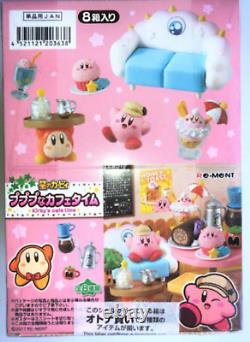 Kirby Super Star Kirby's Cafe time Full set of 8 Miniature Game Toy Re-ment Rare