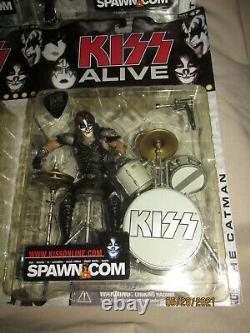 Kiss Alive Full Band Set Action Figures NIB McFarlane Toys Ace Gene Paul Peter