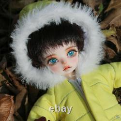 Lifelike 11 BJD Doll 1/6 Ball Jointed Doll Boy Girl Gift Eyes Wig Toy Full Set