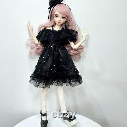 Lifelike Fashion Girl 1/3 BJD Doll Full Set 60cm Large Handmade Ball Jointed Toy
