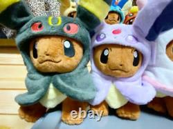 Limited to Pokemon Center Eevee poncho 8 plush toys set full comp