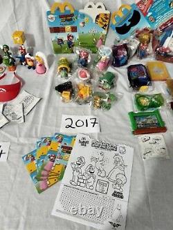 MARIO toys McDonalds 4 FULL SETS 2013 2014 2017 2018 Nintendo #ListingsInLights