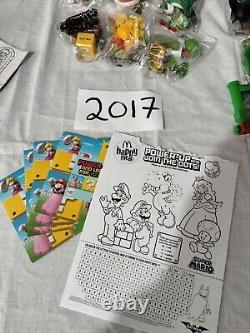 MARIO toys McDonalds 4 FULL SETS 2013 2014 2017 2018 Nintendo #ListingsInLights