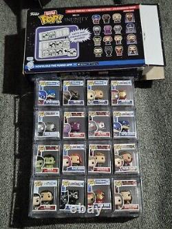 Marvel Infinity War Funko Bitty Pop Full Set Complete Collection Inc x4 Chase