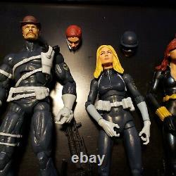 Marvel Legends shield agent Team Set of 5 Figures Lot toy biz hasbro