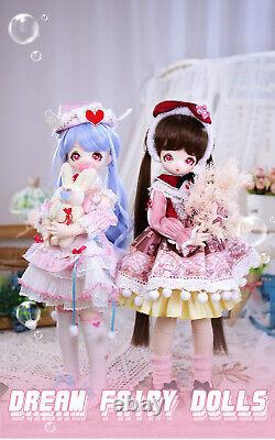 Match Girl 1/4 BJD Anime Style 40cm Ball Jointed Doll Cute Kawaii Full set