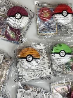 McDonalds Happy Meal Toys FULL SET x 12 Pokemon 2019 Pokeball Belt Disc Shooters