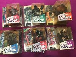 McFARLANE TOYS SPAWN SERIES 26 ART OF SPAWN ACTION FIGURE FULL SET