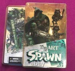 McFARLANE TOYS SPAWN SERIES 26 ART OF SPAWN ACTION FIGURE FULL SET