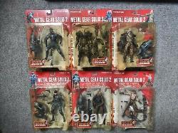 McFarlane Metal Gear Solid Sons of Liberty Figures Full Set of 6 Unopened