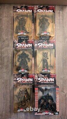 McFarlane Toys Dark Ages Spawn The Samurai Wars Full 6 Figure Wave/Set 2001