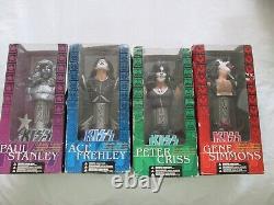 McFarlane Toys KISS COLLECTABLE STATUES FULL SET With SILVER STARCHILD