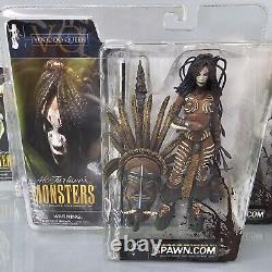 McFarlanes MONSTERS Series 1 COMPLETE FULL SET OF 6 Figures Horror 2002 NEW