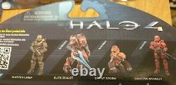 Mcfarlane toys HALO 4 ACTION FIGURES series 1 FULL SET OF 4 NEW & SEALED